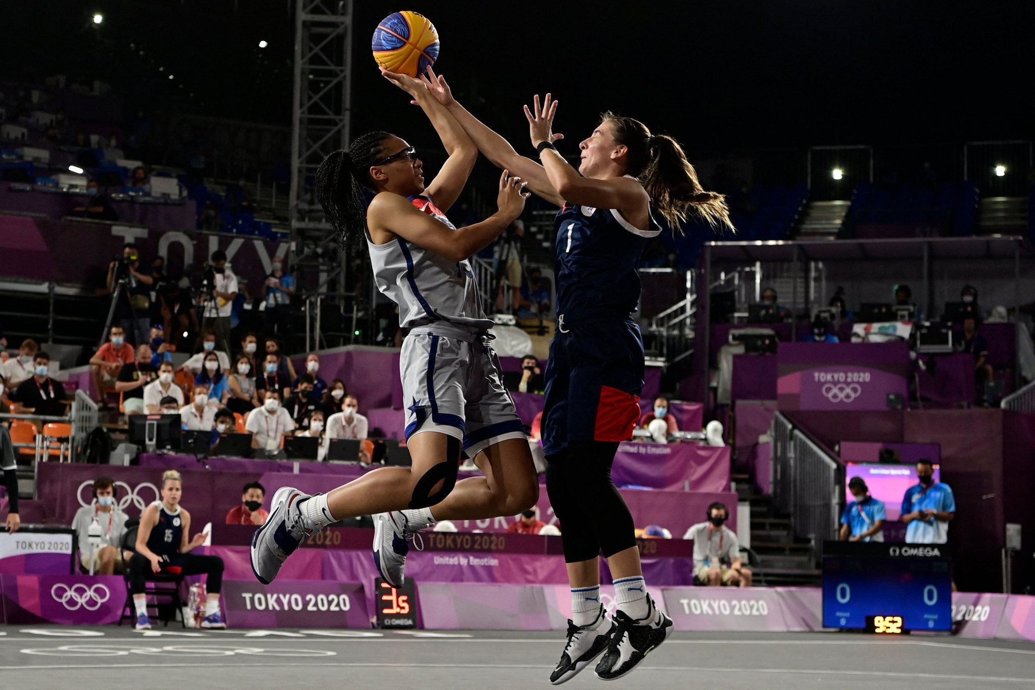 The Olympic debut of 3x3 basketball at Tokyo 2020 has been hailed as a success by FIBA ©Getty Images