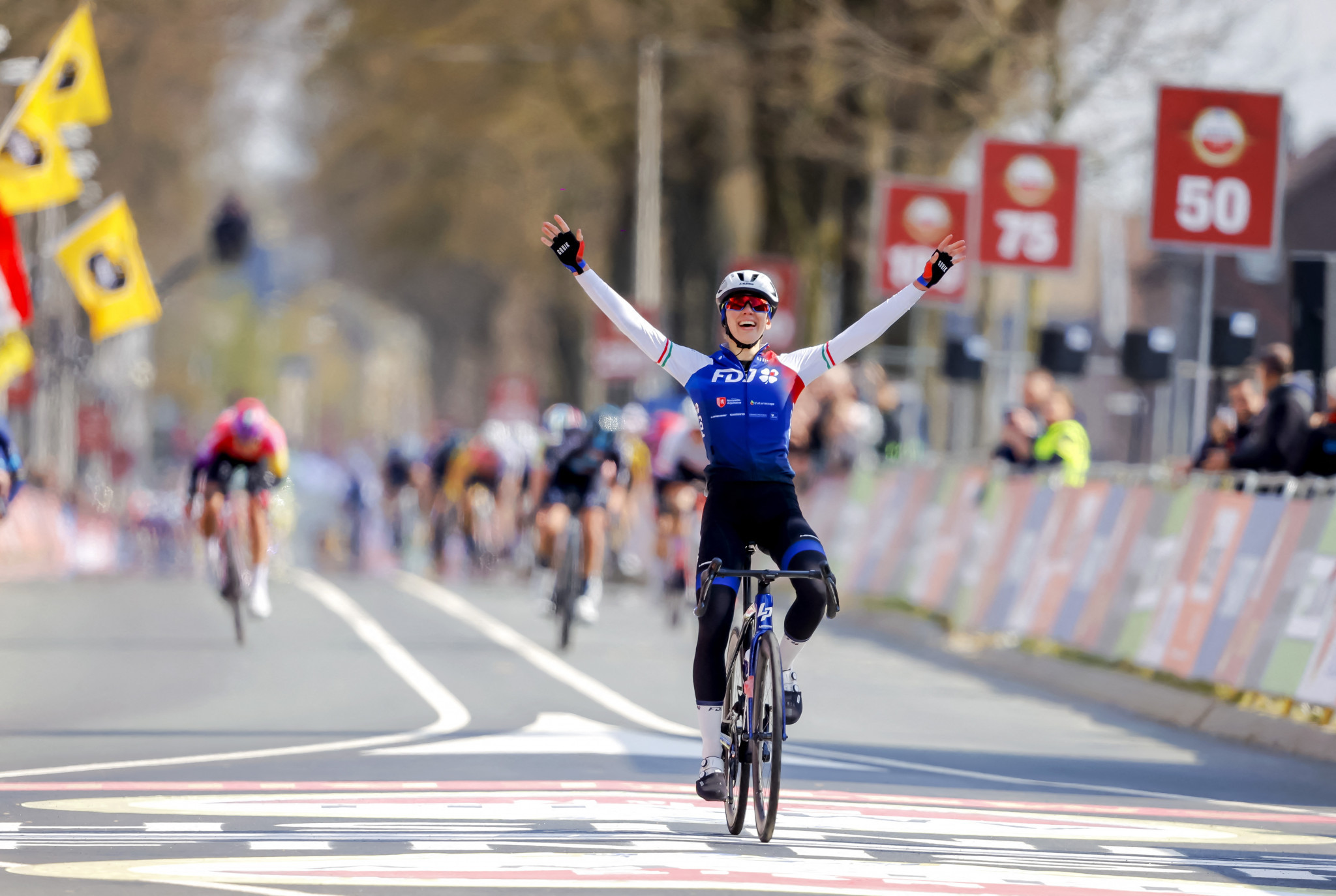 Marta Cavalli would complete the Ardennes triple should she triumph tomorrow ©Getty Images