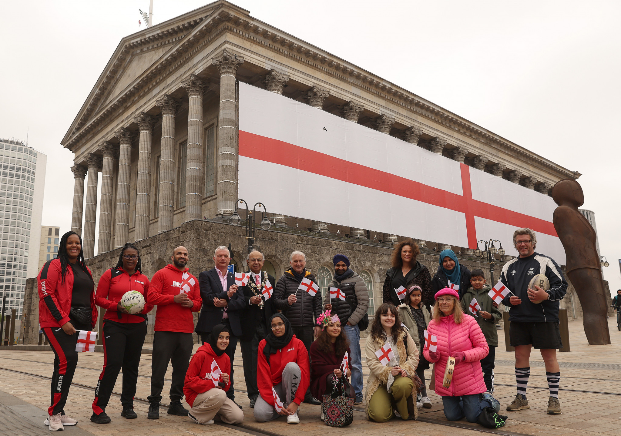 The city's community had the chance to discuss the expectations for the Games with Team England athletes ©Birmingham City Council