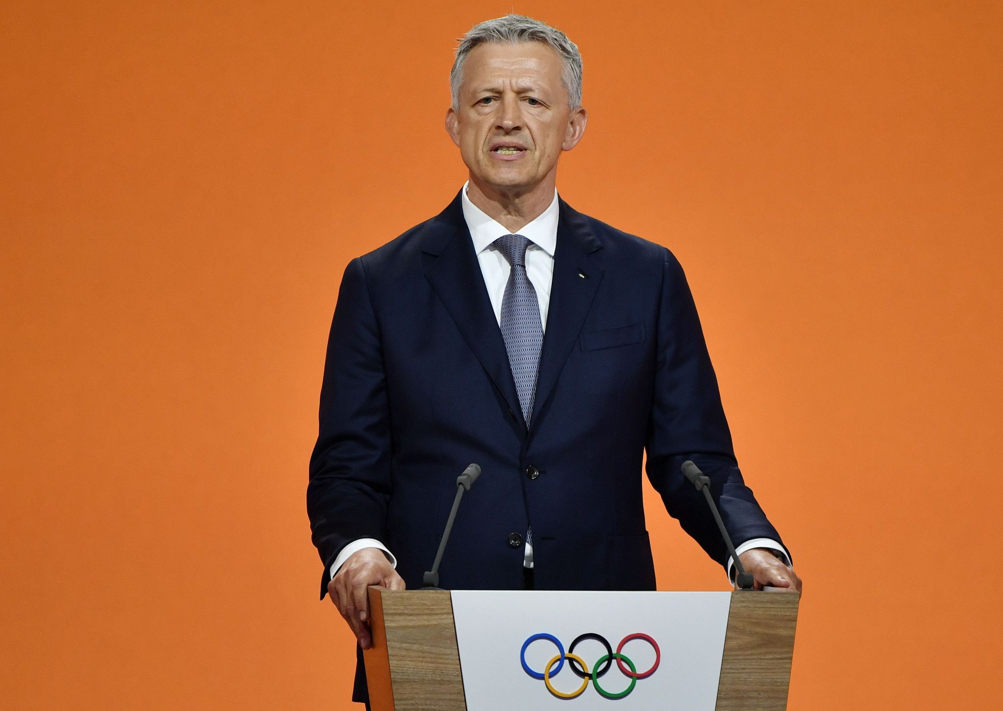 Octavian Morariu chairs the Future Host Commission for the Olympic Winter Games ©Getty Images