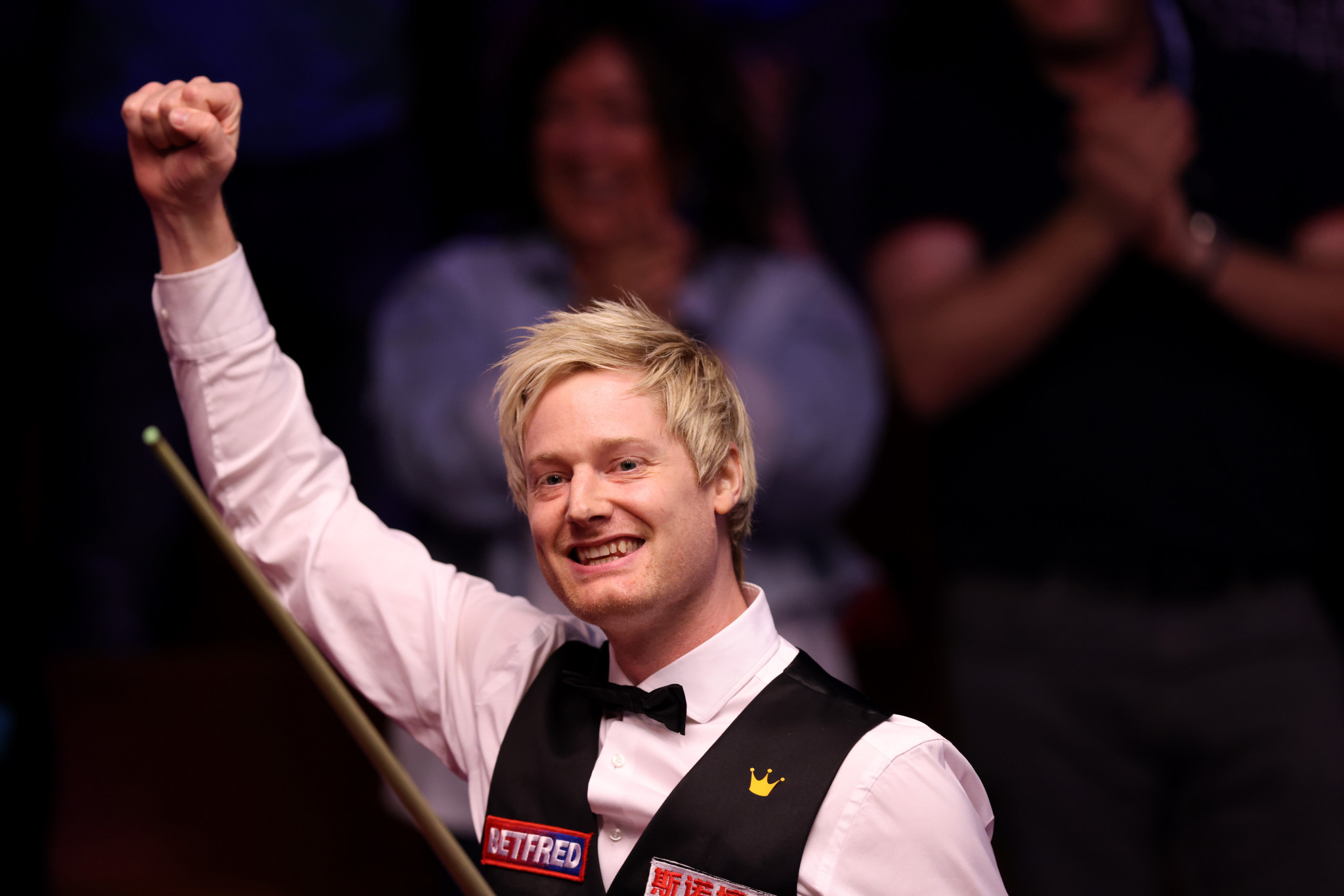 Neil Robertson became the eighth player to score a maximum at the World Snooker Championship in his second round match with Jack Lisowski 