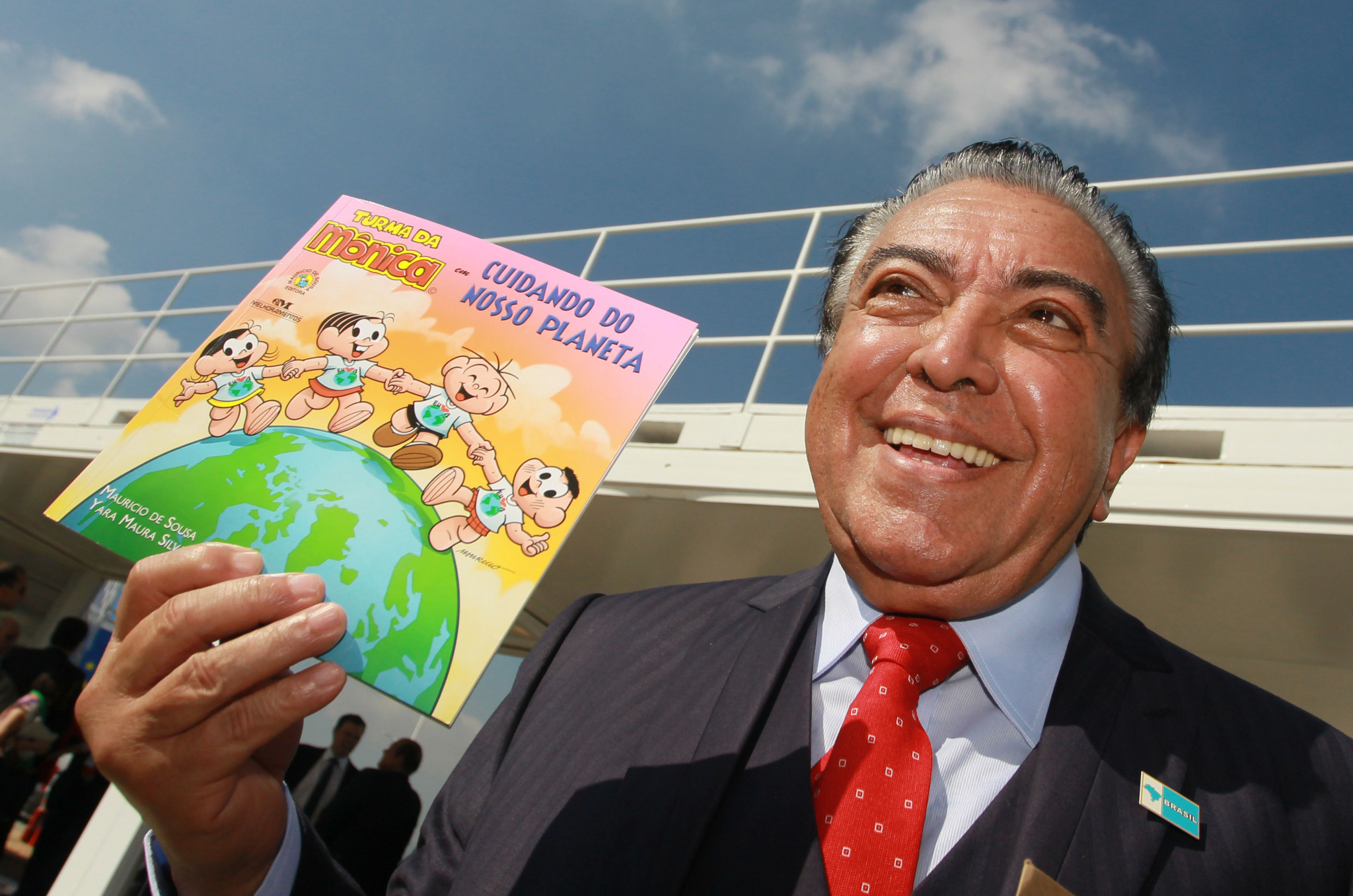 


Brazilian cartoonist Maurício de Sousa was inspired by his childhood friends and his own children to create his popular series of children's comic books ©Getty Images