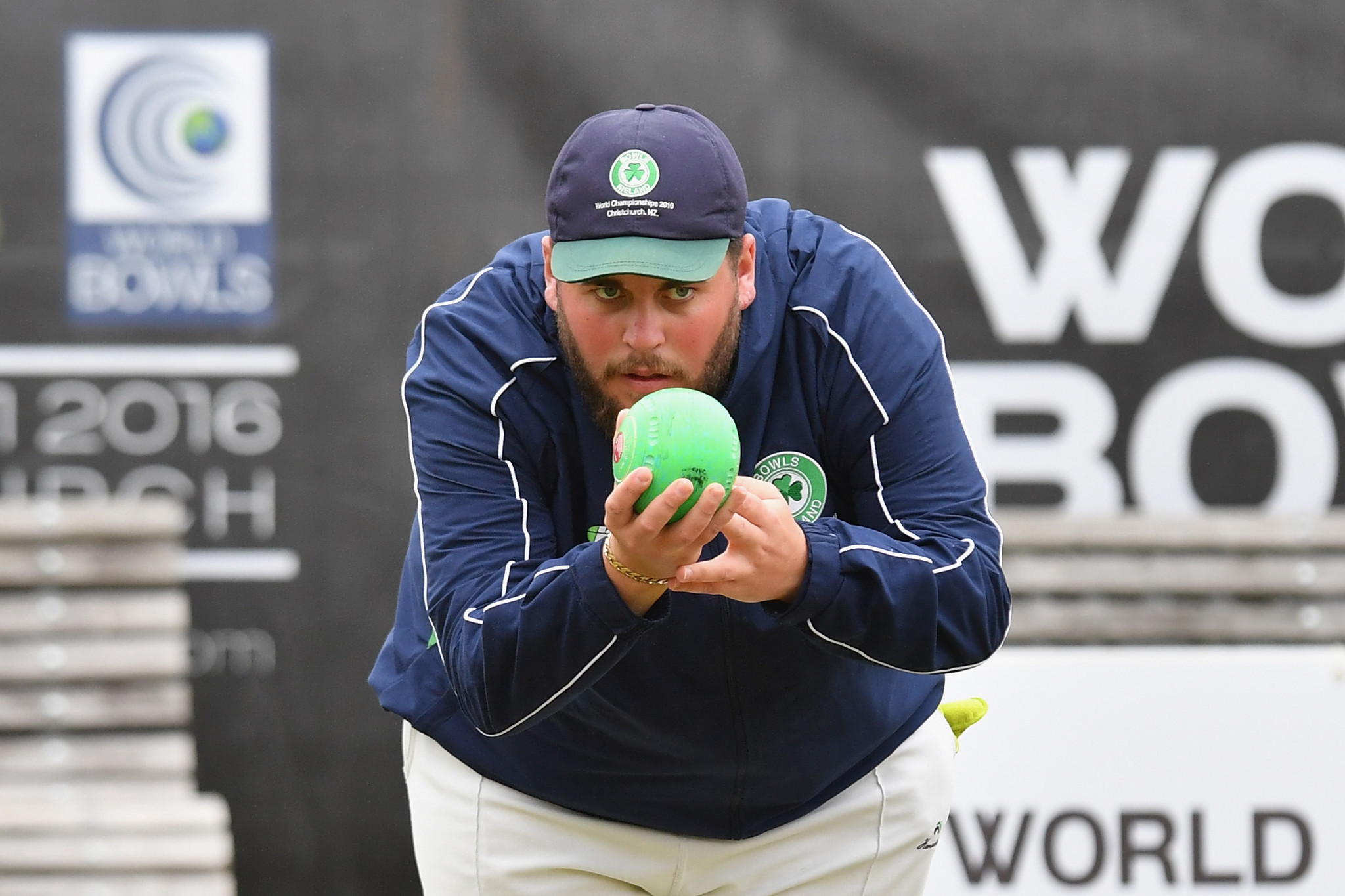 Ireland's Gary Kelly continued his perfect record in the gents' singles Group 6 at the World Bowls Indoor Championships ©Getty Images