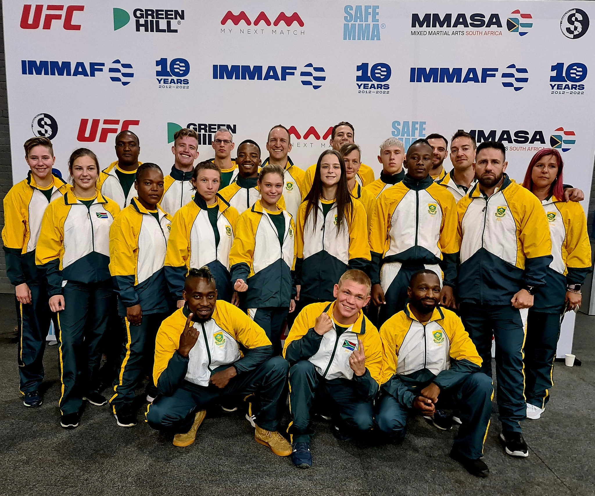 South Africa has the biggest team competing at this year's IMMAF Africa Championships ©IMMAF/Facebook