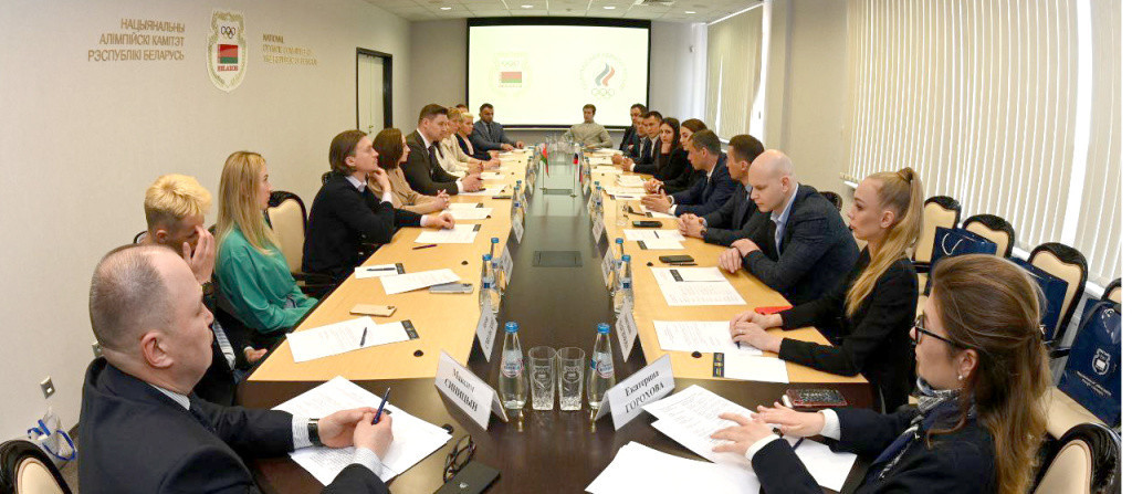 The Athlete Commissions of the Belarusian and Russian Olympic Committees held a joint meeting in Minsk ©National Olympic Committee of the Republic of Belarus