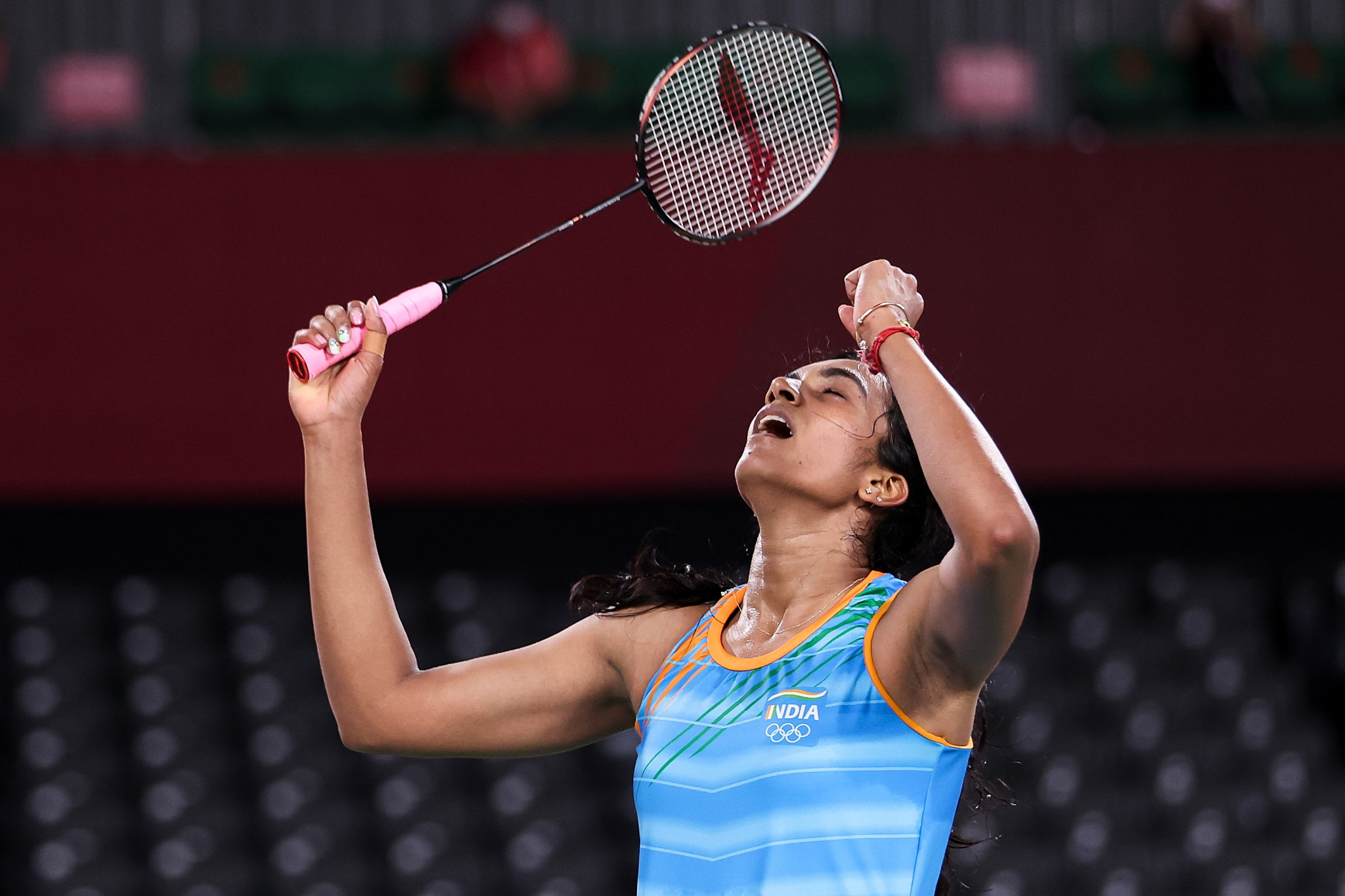 PV Sindhu is into the women's singles semi-finals at the Badminton Asia Championships ©Getty Images 