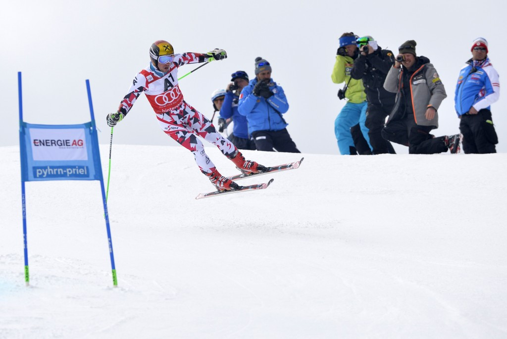 Marcel Hirscher was second on home snow