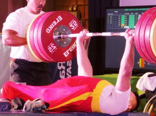 Chinese world and Paralympic champion on world record breaking form at IPC Powerlifting World Cup