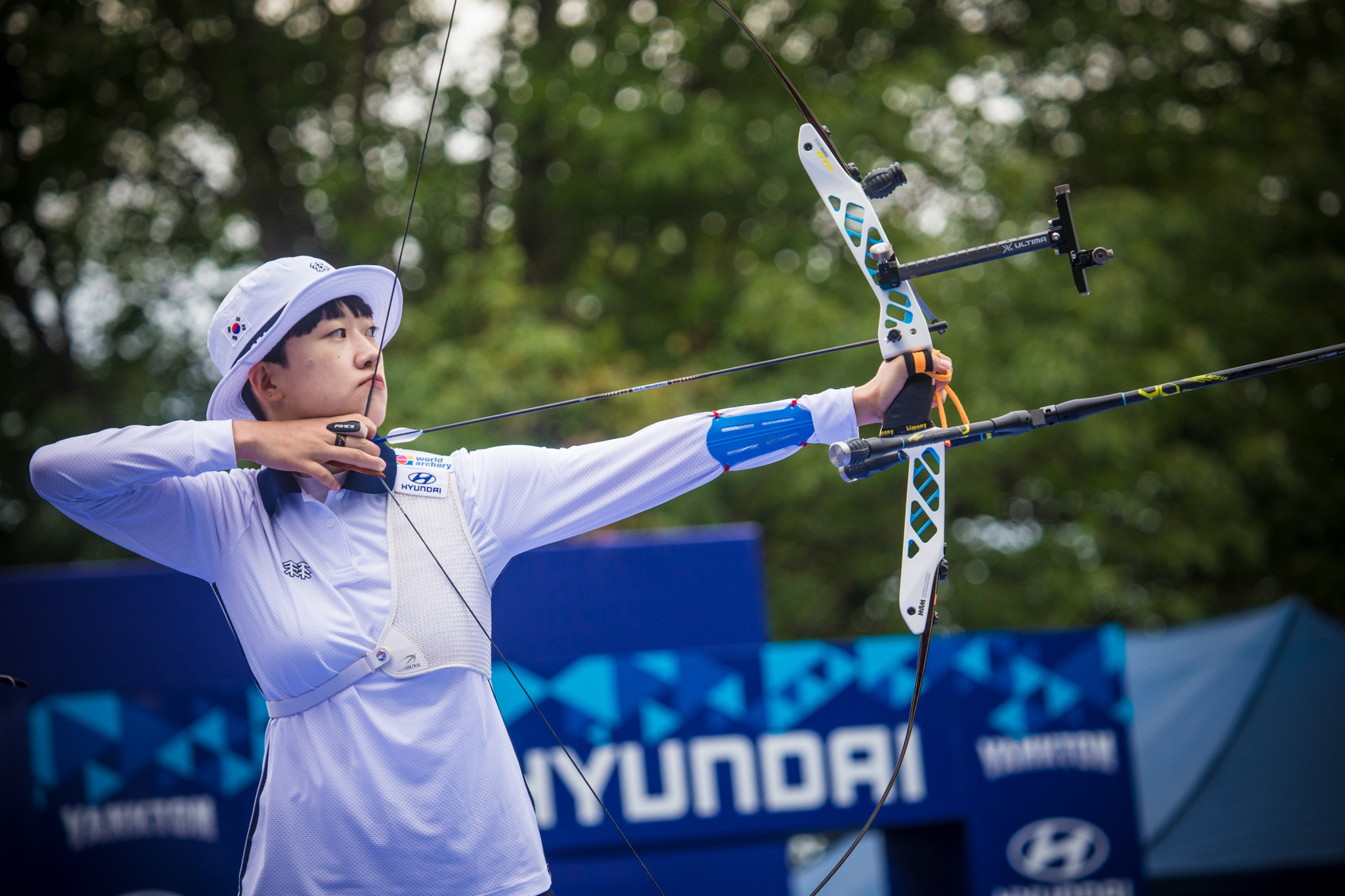 South Korea's Olympic champion An San has a last opportunity to clinch a place at this year's Archery World Cup Final ©Getty Images