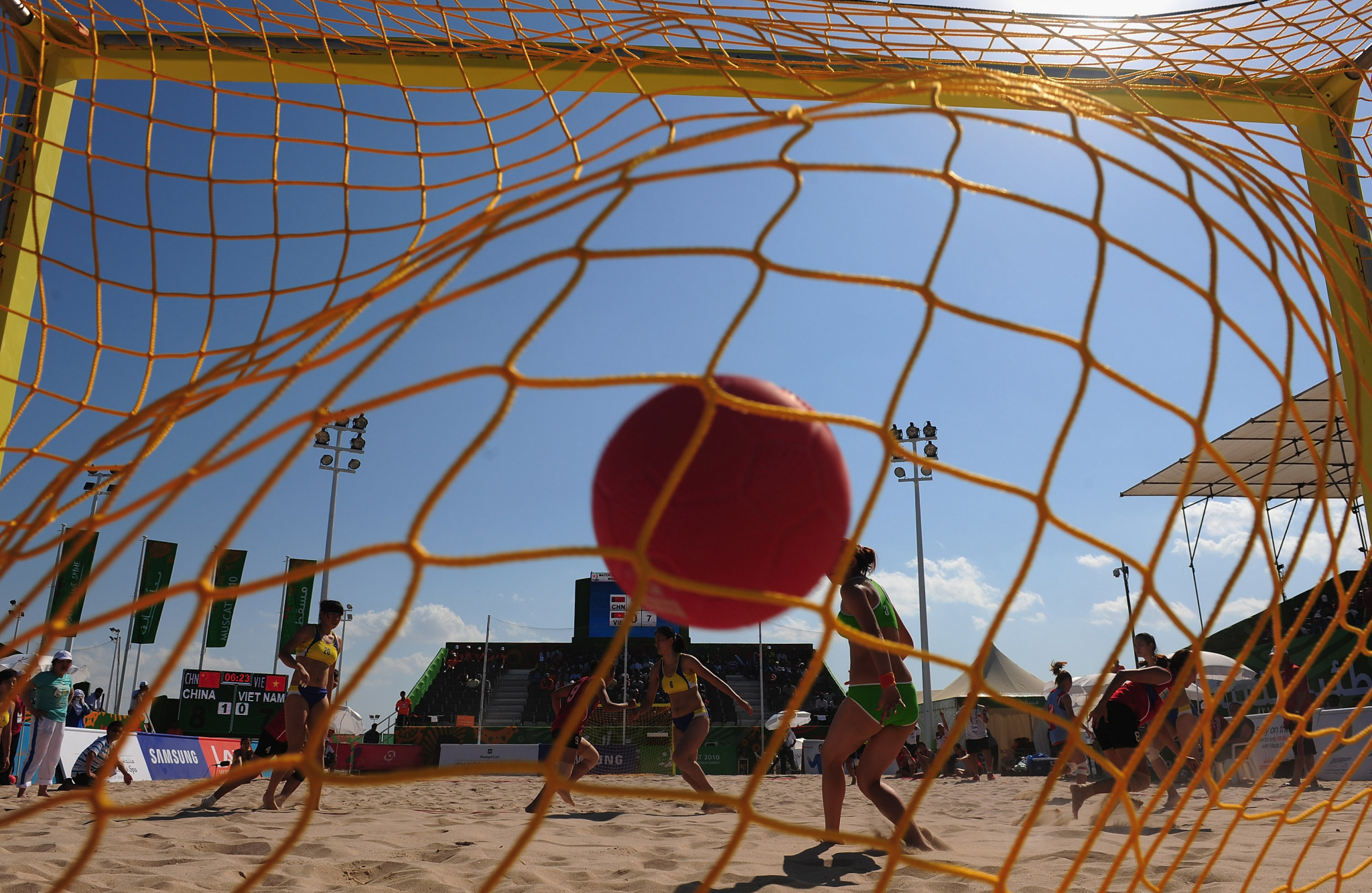Croatia and Spain won gold at the Youth Beach Handball Championships in Heraklion ©Getty Images