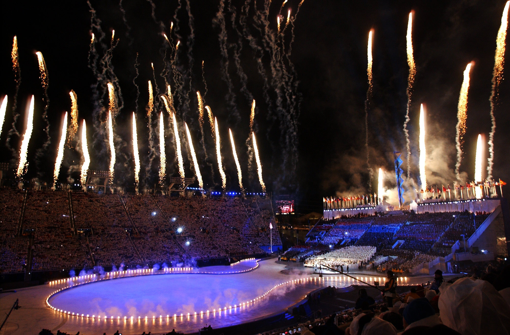 The Rice-Eccles Stadium hosted the Opening and Closing Ceremonies of the 2002 Winter Olympics too ©Getty Images