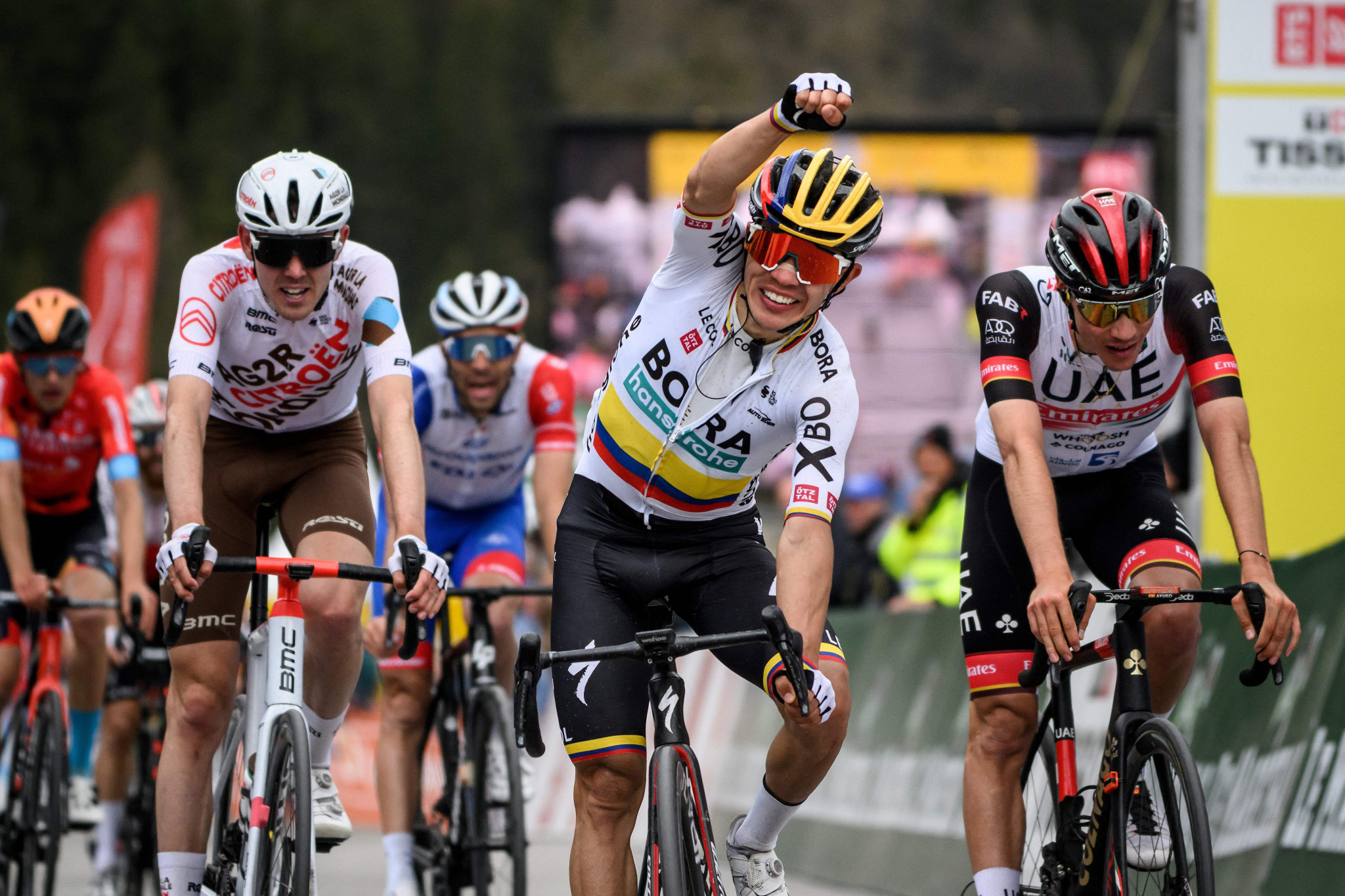 Higuita wins stage four at Tour de Romandie as Dennis holds onto race lead