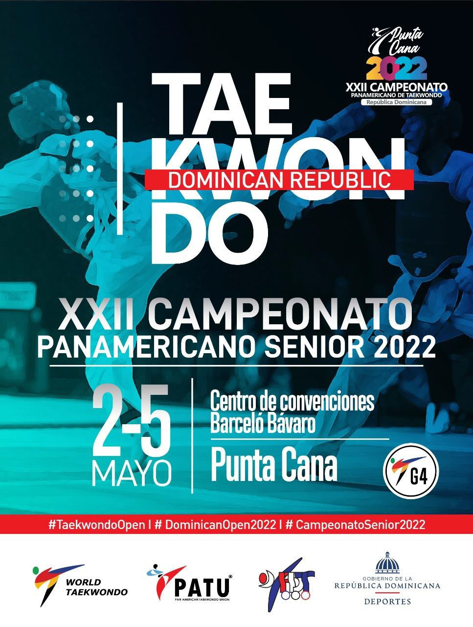 Punta Cana is set to host the Pan American Taekwondo Championships for the first time and the second in the Dominican Republic ©PATU