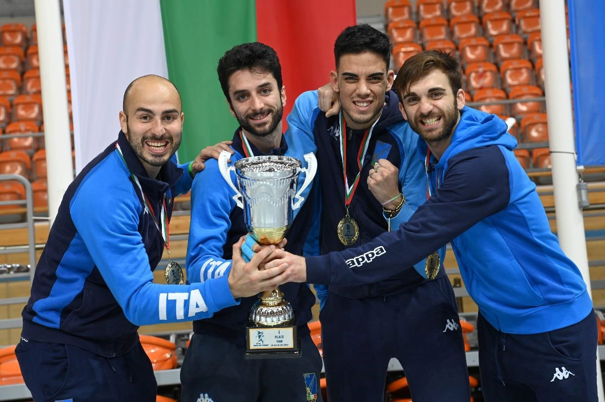 Italy claimed team gold at the men's Foil Fencing World Cup in Plovdiv ©FIE