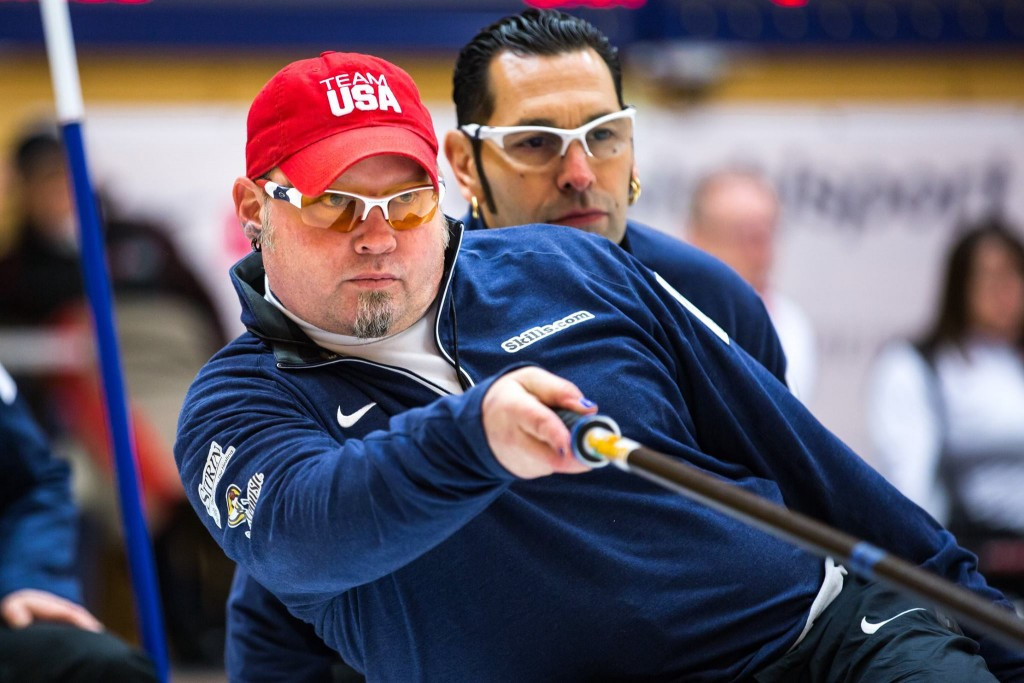 The US retain hope of qualifying for the playoffs at the World Wheelchair Curling Championships ©World Curling