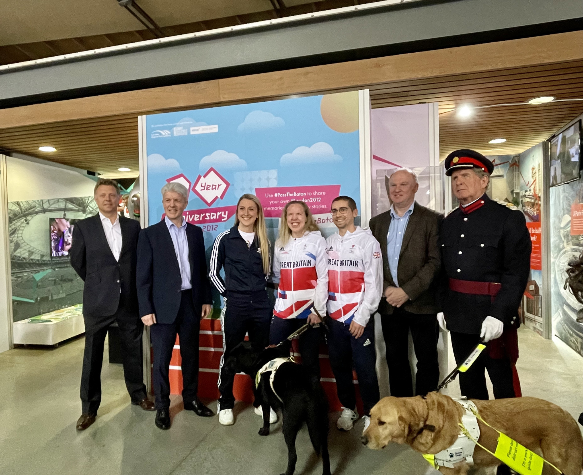 British Olympic and Paralympic athletes helped to officially open a new exhibition showcasing the legacy of London 2012 at the Lee Valley VeloPark ©ITG