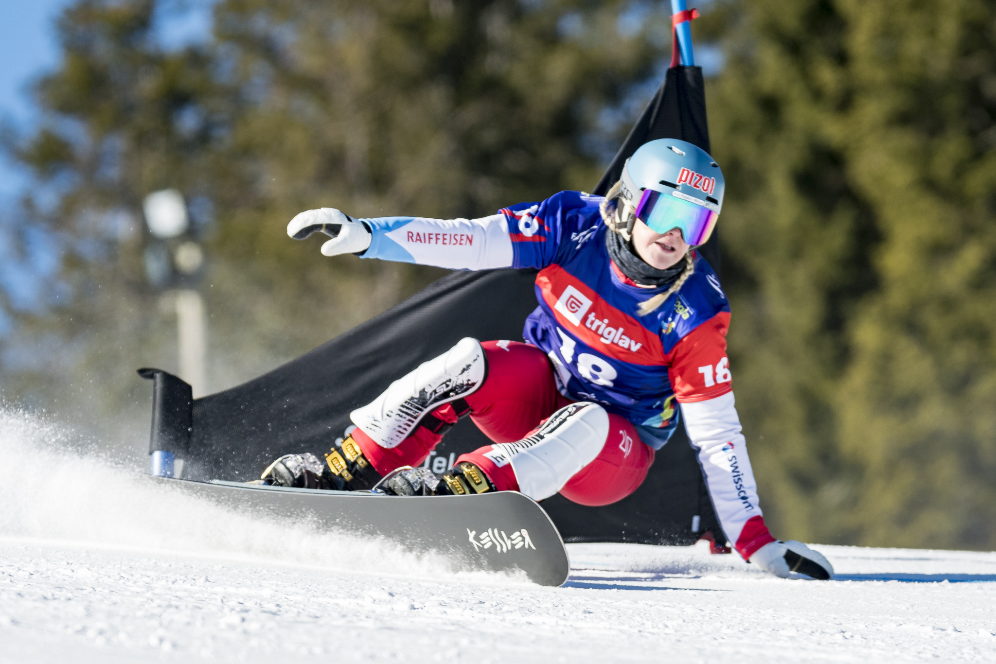 Julie Zogg will headline Switzerland's team for the new Alpine snowboard season ©Getty Images