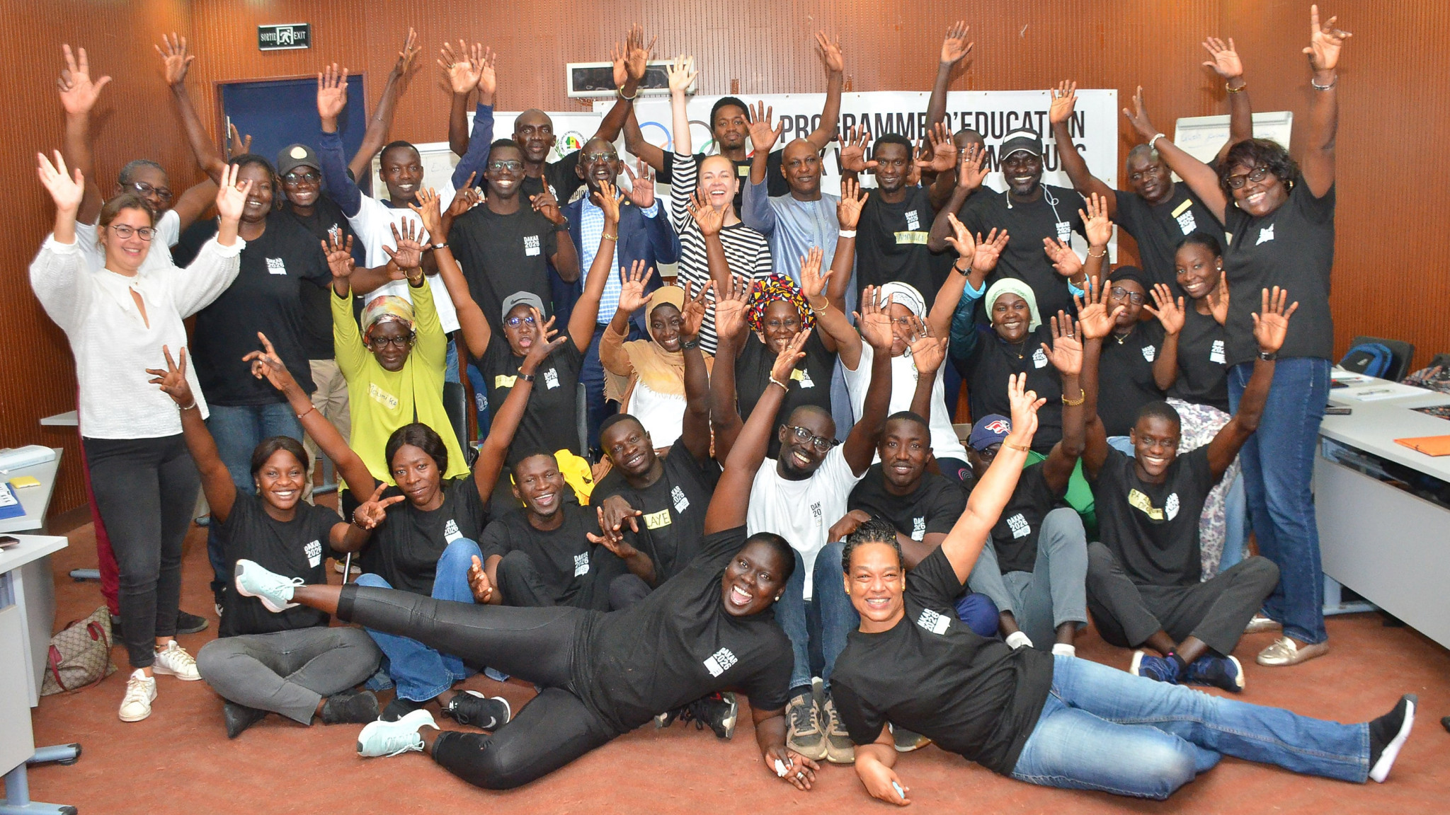 The first Olympic Values Education Programme initiatives for Dakar 2026 trained 60 participants on how to develop their own educational programmes ©Dakar 2026