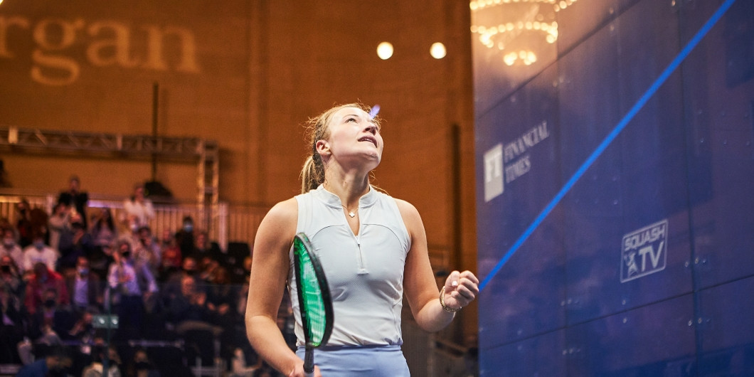 Olivia Fiechter advanced to the quarter-finals at the Tournament of Champions in New York City ©PSA