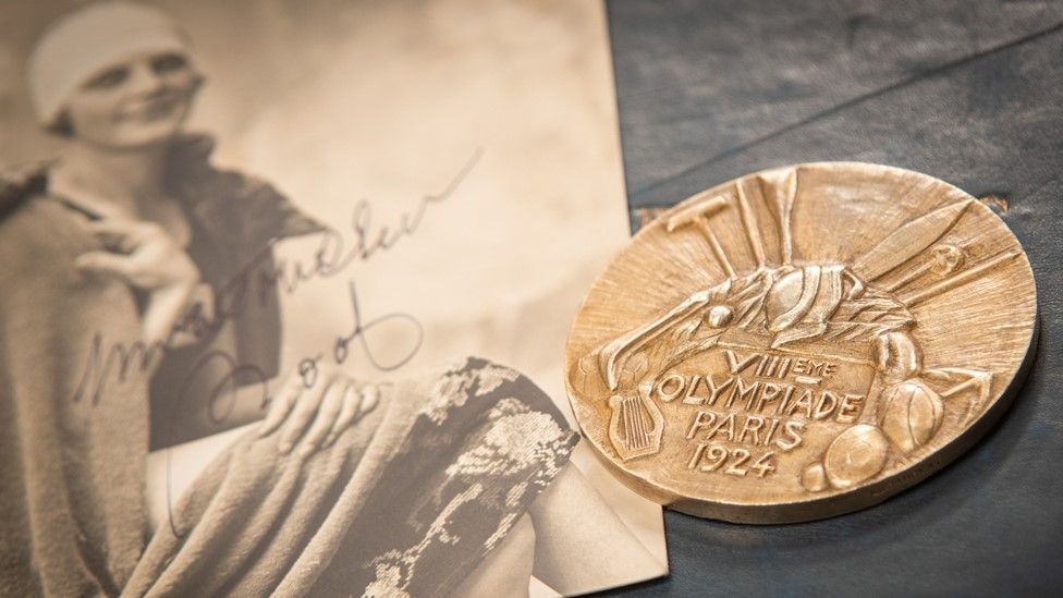 Lucy Morton's Olympic gold medal was auctioned in 2019 with Blackpool Council paying more than £12,000 to ensure that it stayed in the town ©Hansons Auctioneers And Valuers Ltd 