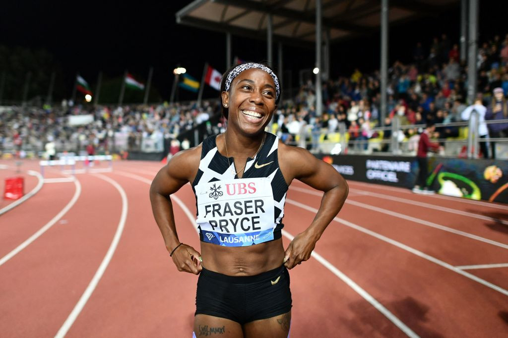 Jamaica's 35-year-old double Olympic 100m champion Shelly-Ann Fraser-Pryce will be in the field for tomorrow's race at the Kip Keino Classic in Nairobi ©Getty Images