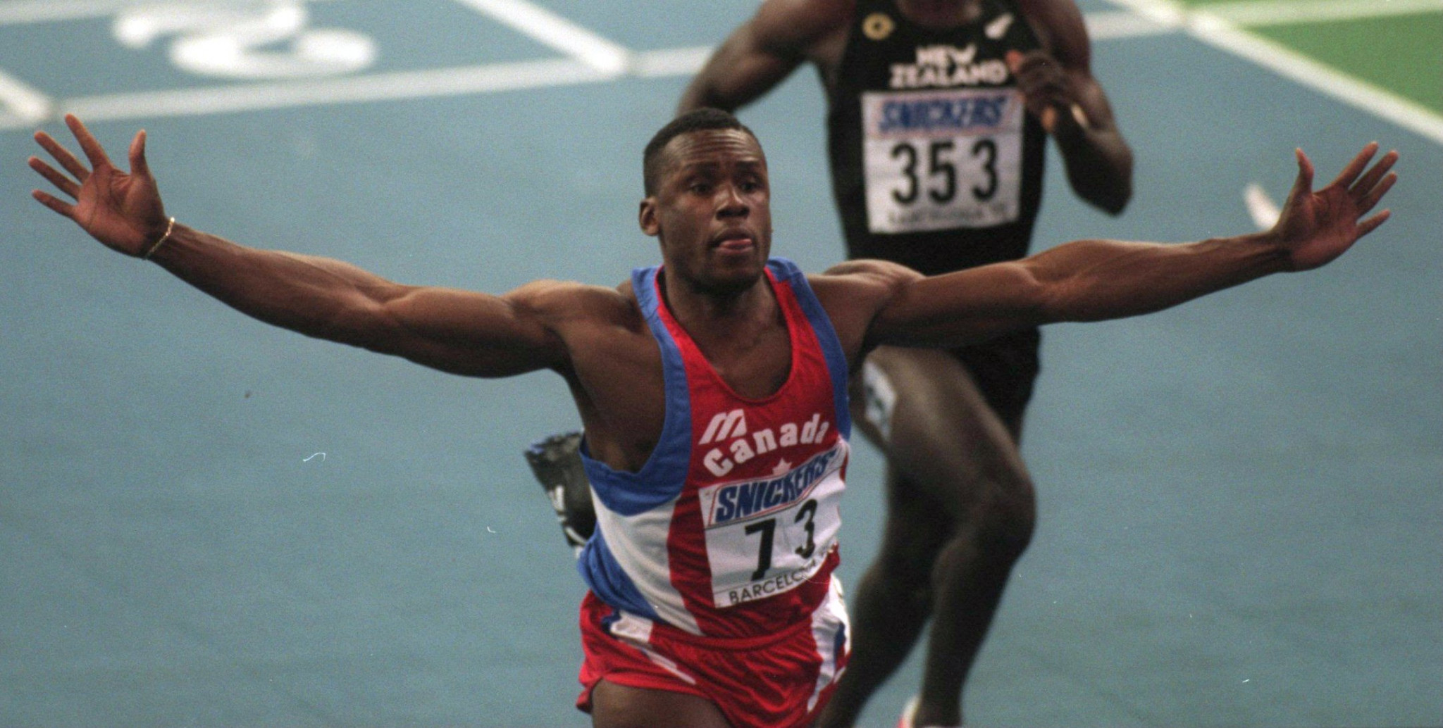 Bruny Surin claimed two world indoor titles during his sprinting career ©Getty Images