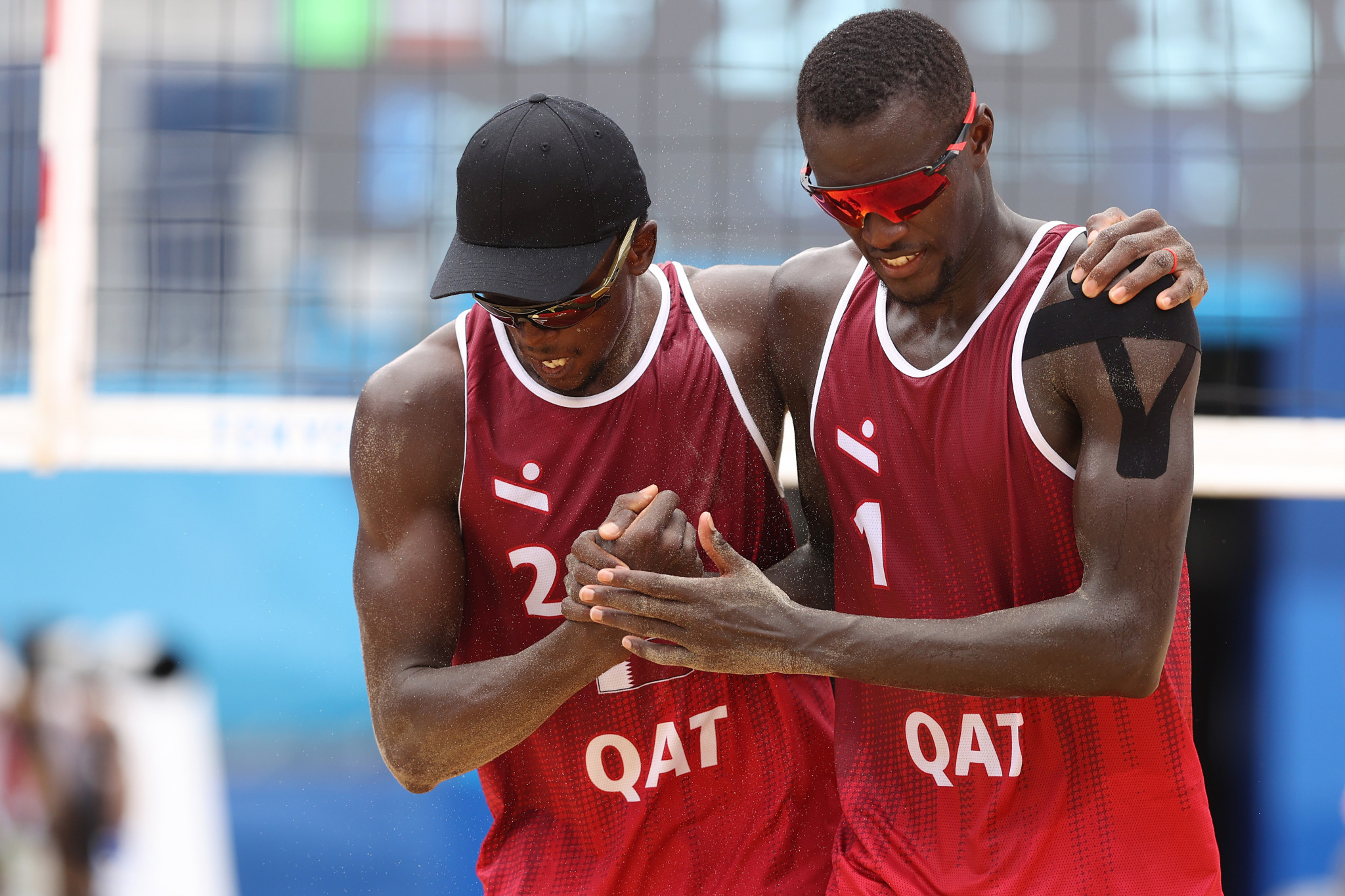 Home favourites earn hard-fought pool wins at Beach Pro Tour Challenge in Doha