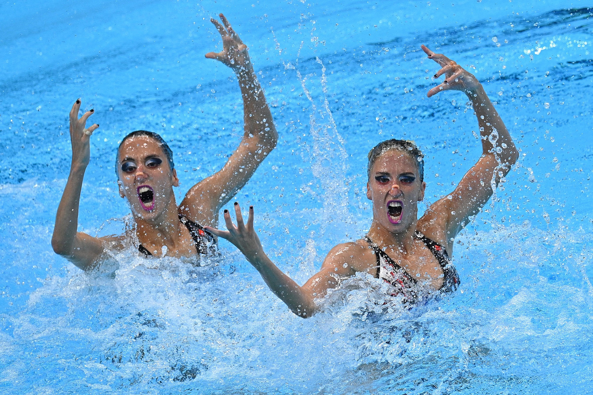 Alexandri triplets star in remote FINA Artistic Swimming World Series event