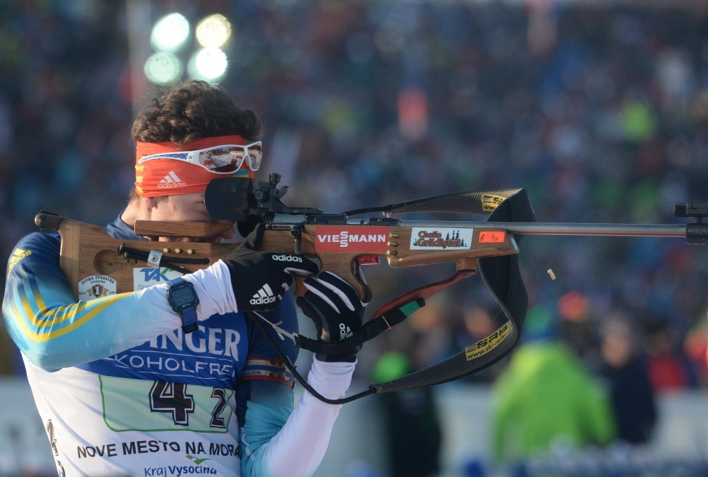 Ukrainian biathlete Artem Tyshchenko has become the latest athlete from his country to fail a doping test ©Getty Images