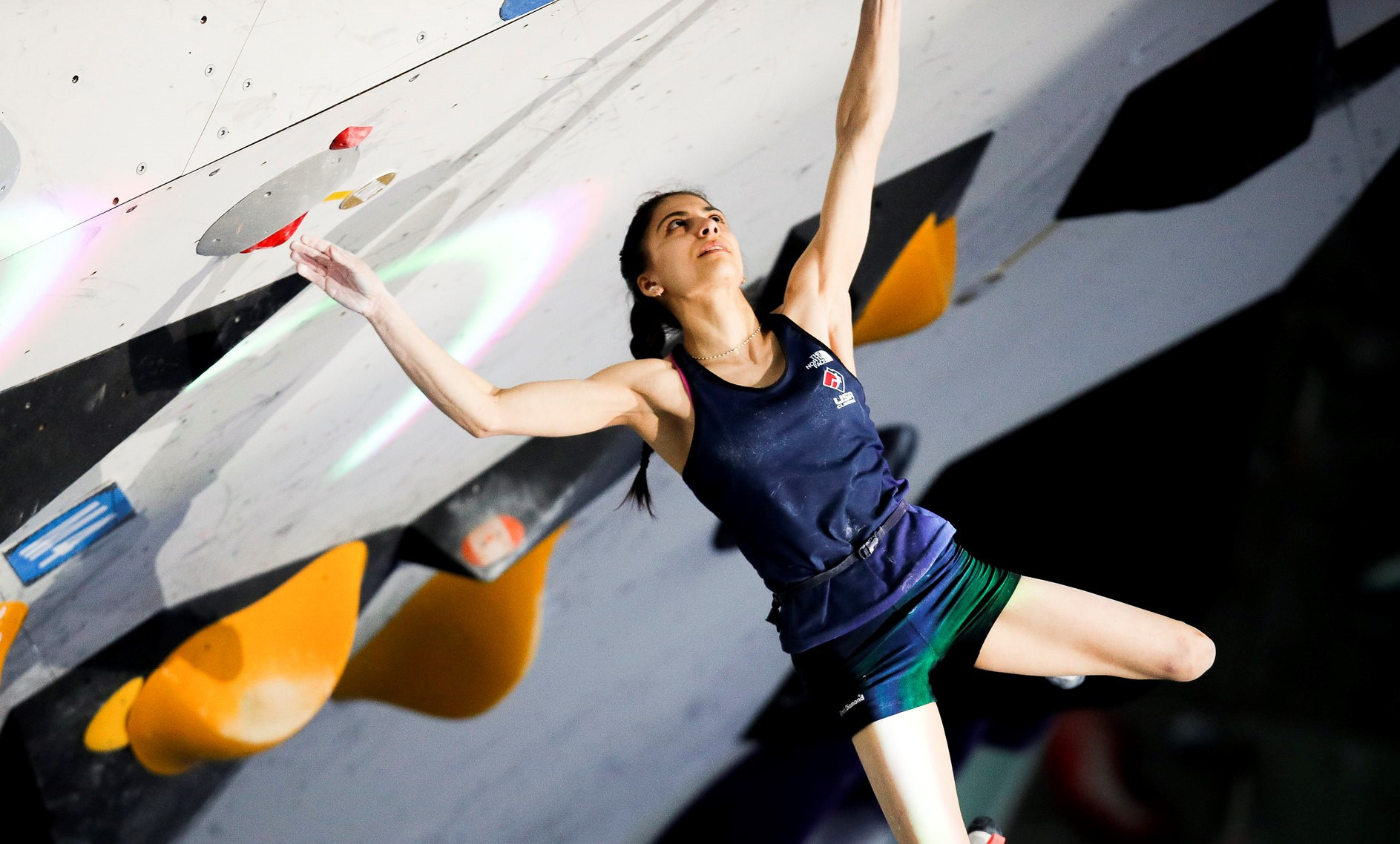 World champion Natalia Grossman claimed the women's boulder victory in Seoul ©Dimitris Tosidis/IFSC