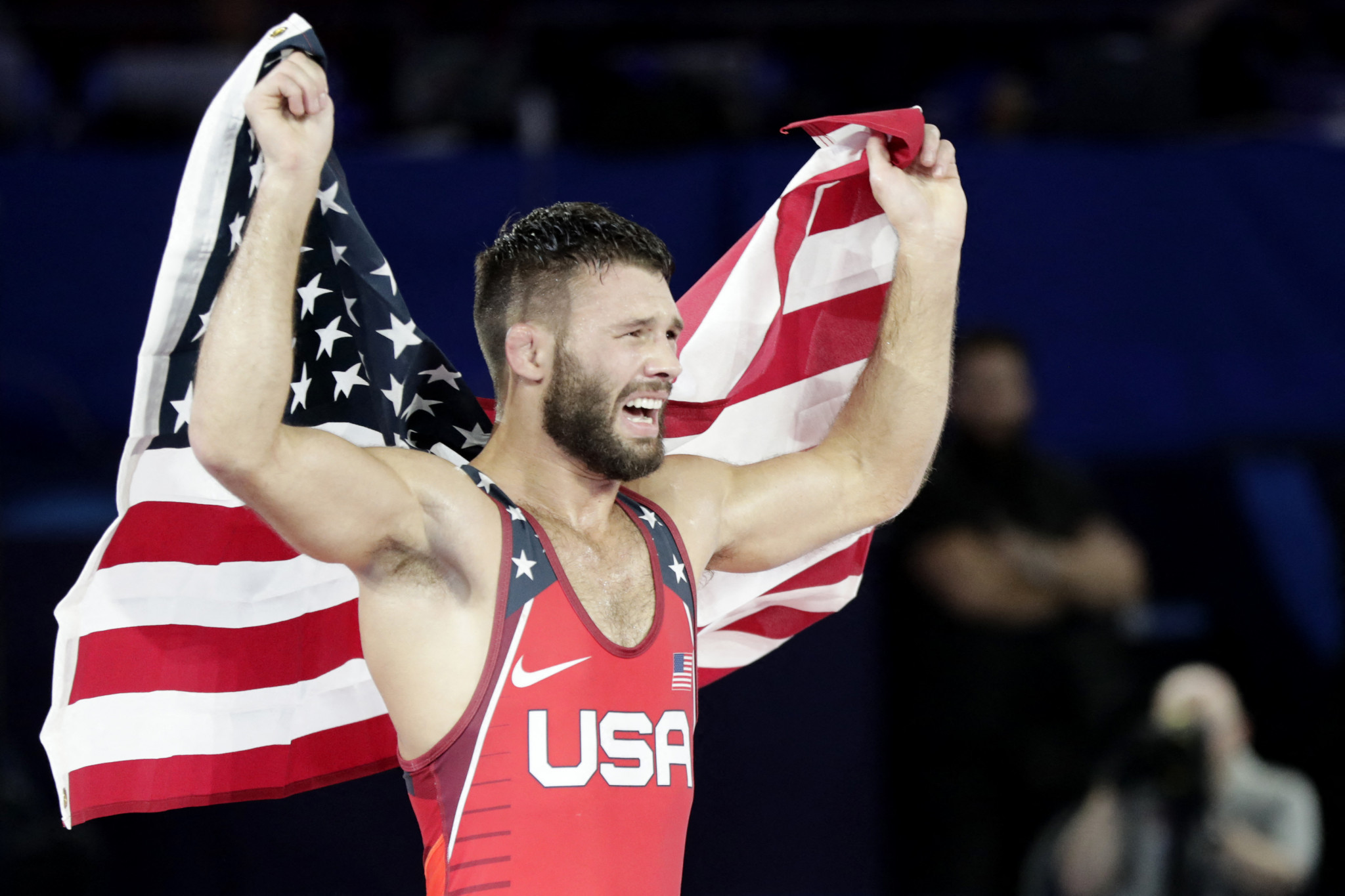 Tokyo 2020 bronze medallist Thomas Gilman at 57kg was one of six American winners on the final day of competition ©Getty Images