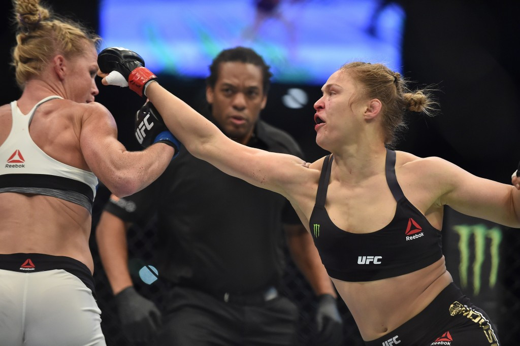 Ronda Rousey, a 2008 Olympic judo bronze medallist, is considered one of the stars of UFC