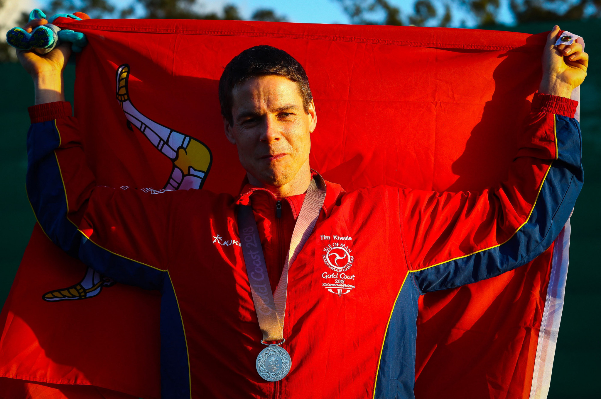 Tim Kneale won shooting silver for the Isle of Man at Gold Coast 2018, but the sport is not on the Birmingham 2022 programme ©Getty Images