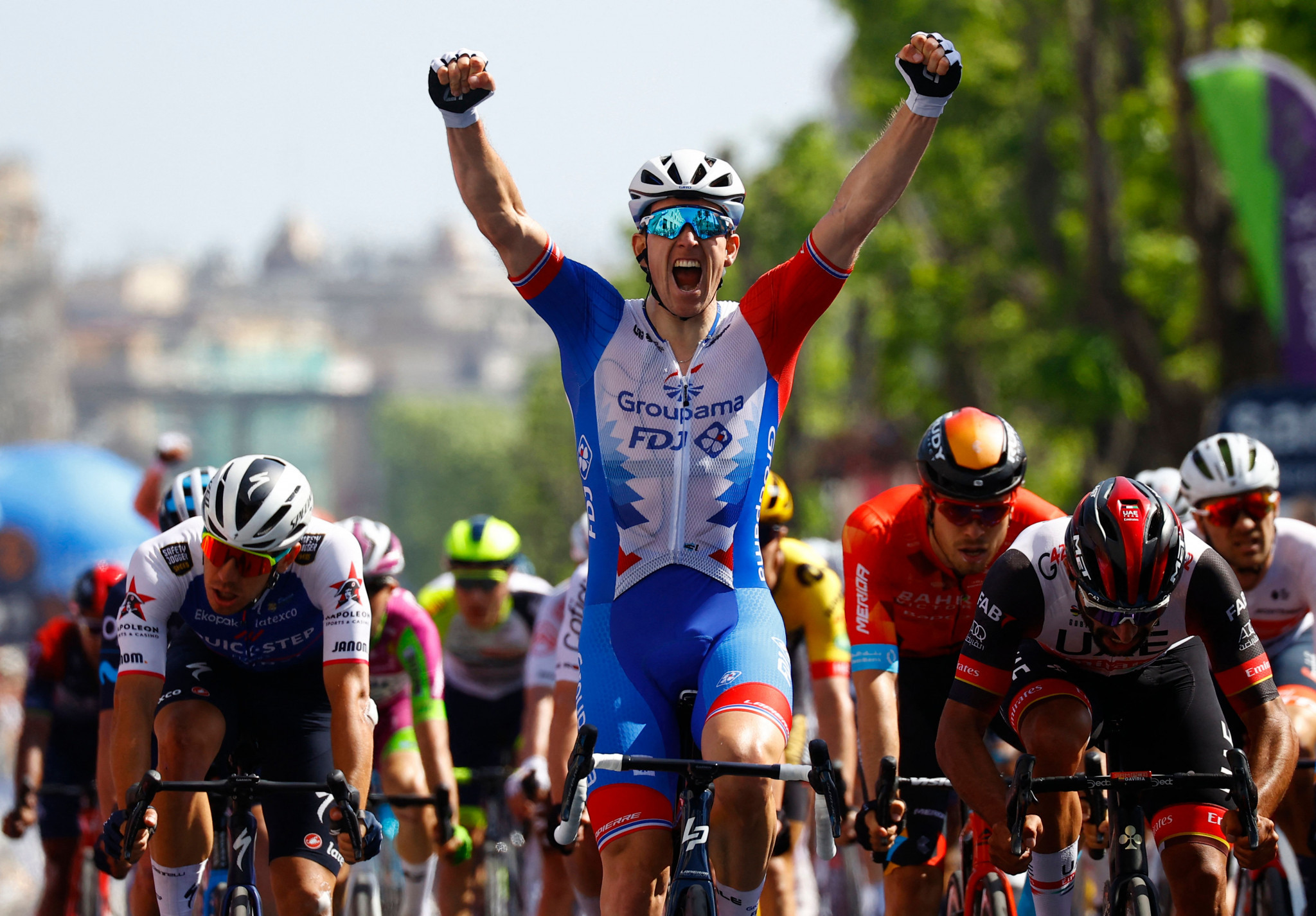 Arnaud Démare of France won the stage five at the Giro d'Italia ©Getty Images