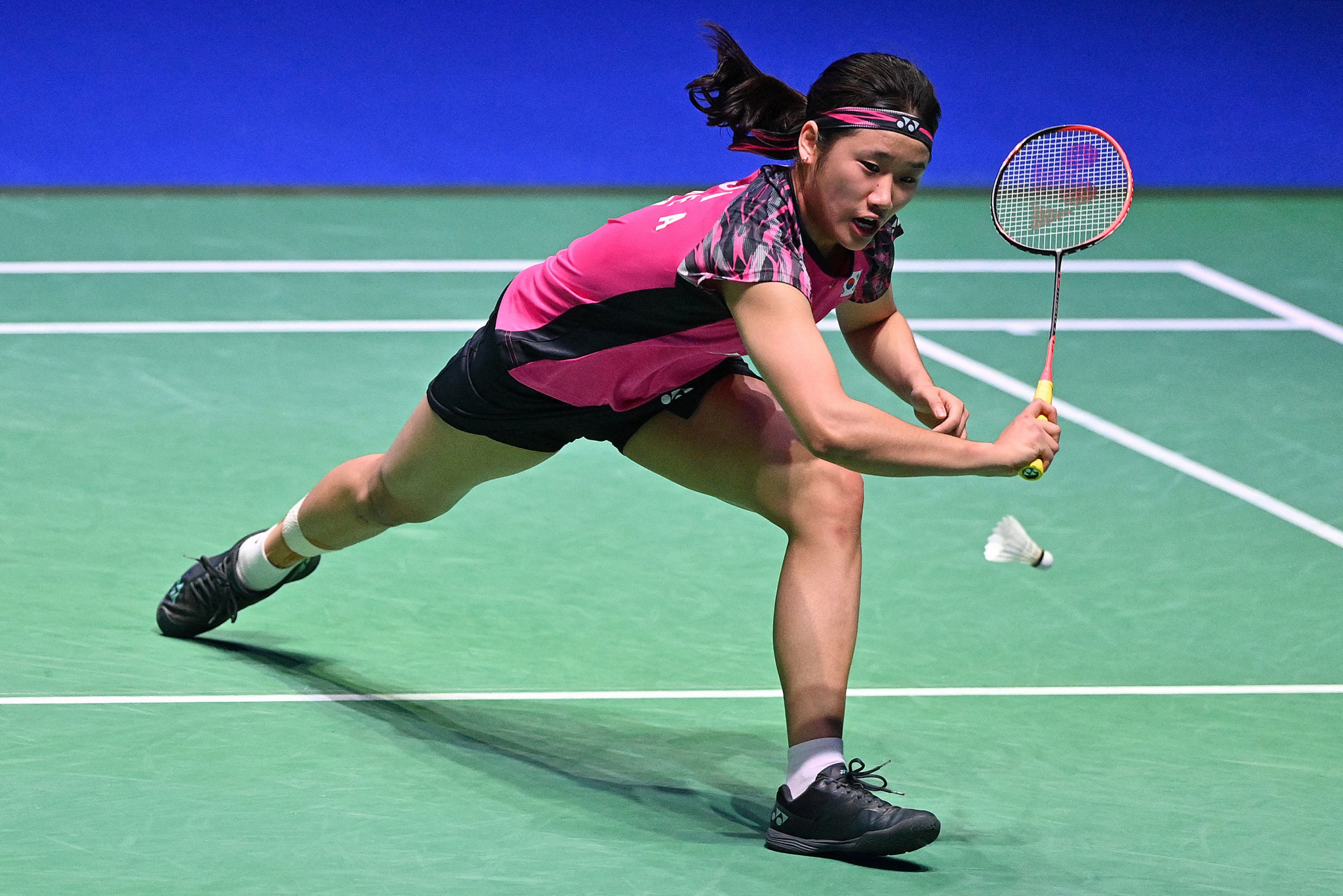 South Korea's An Se-young beat Olympic bronze medallist PV Sindhu in straight games in an impressive 5-0 victory for her country against India ©Getty Images