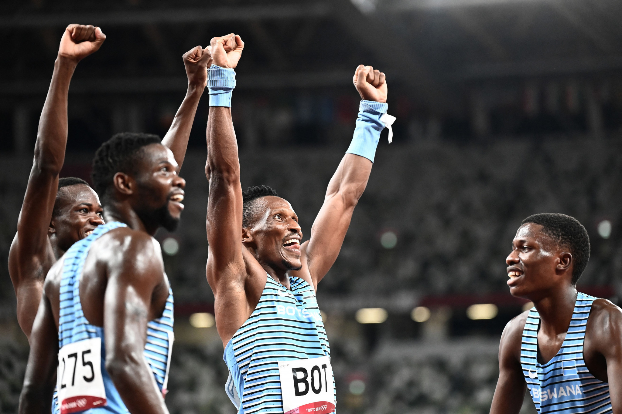 Botswana won one medal at the Tokyo 2020 Olympics, in the men's 4x400m relay ©Getty Images
