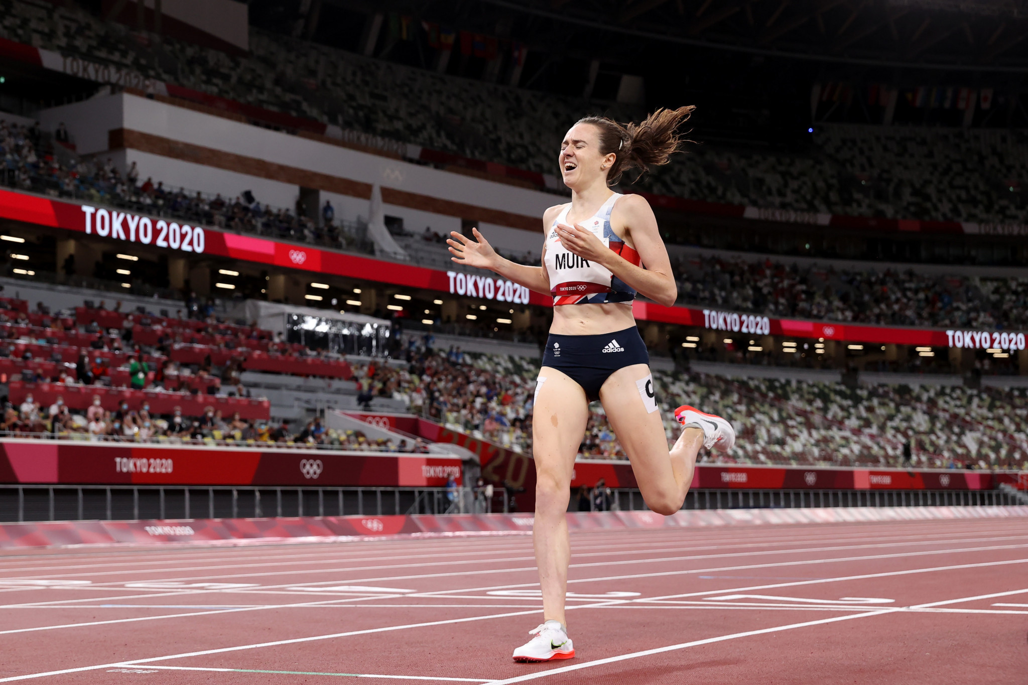 Laura Muir won silver at the Tokyo 2020 Olympic Games ©Getty Images