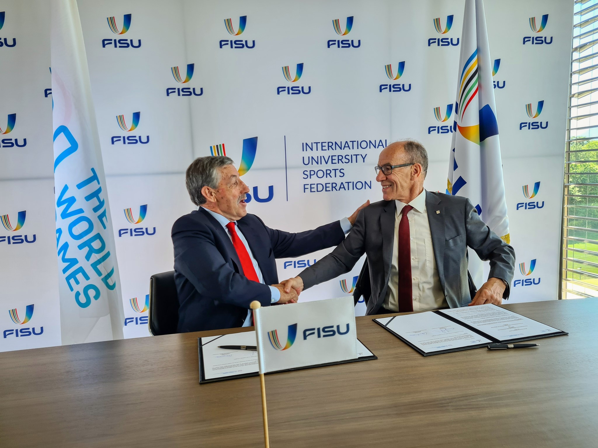FISU and IWGA Presidents sign Memorandum of Understanding to improve cooperation