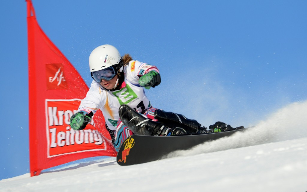 Ester Ledecka won all three giant slalom events ©Getty Images