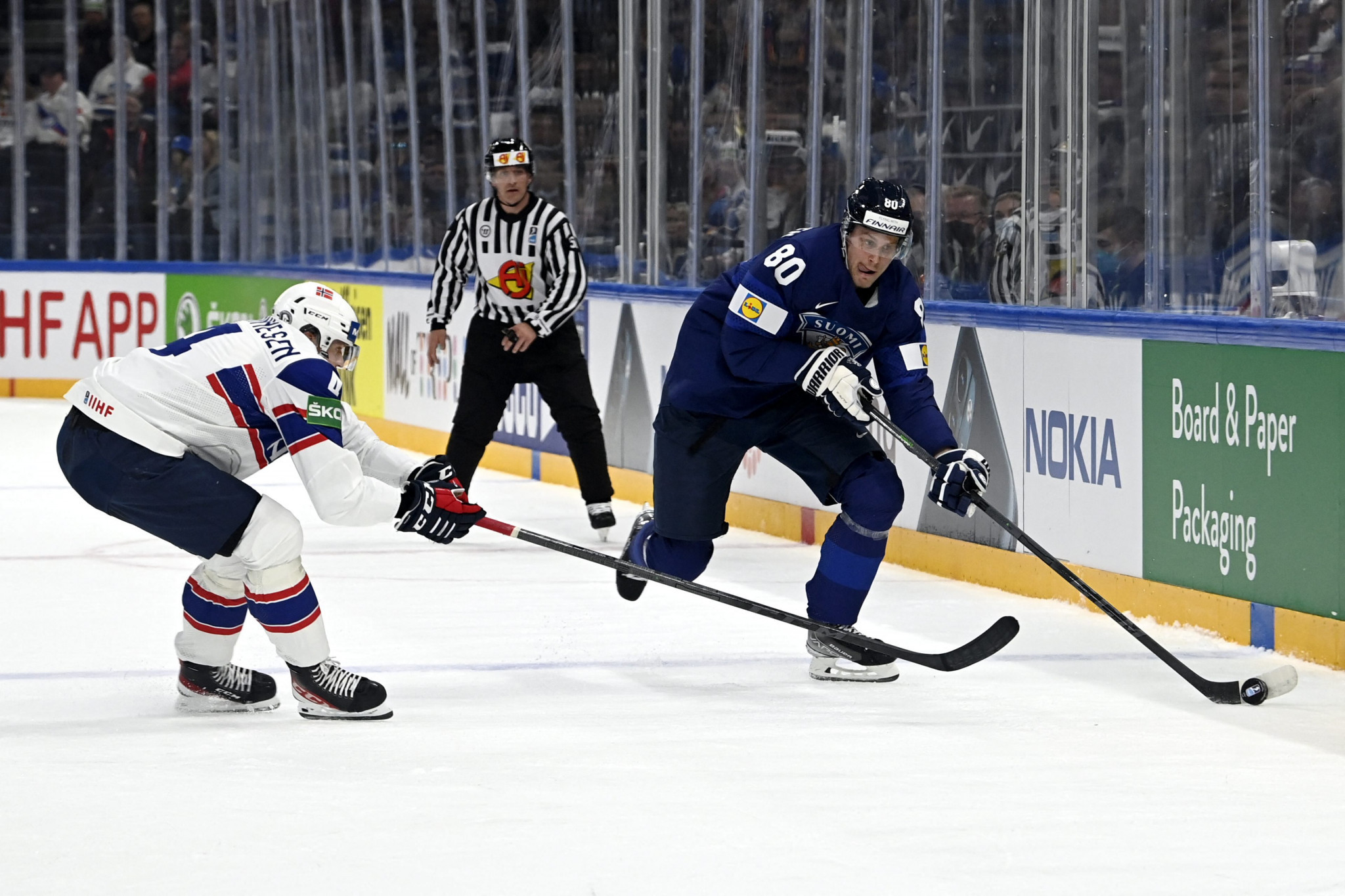 Hosts Finland proved too strong for Norway in Tampere ©Getty Images