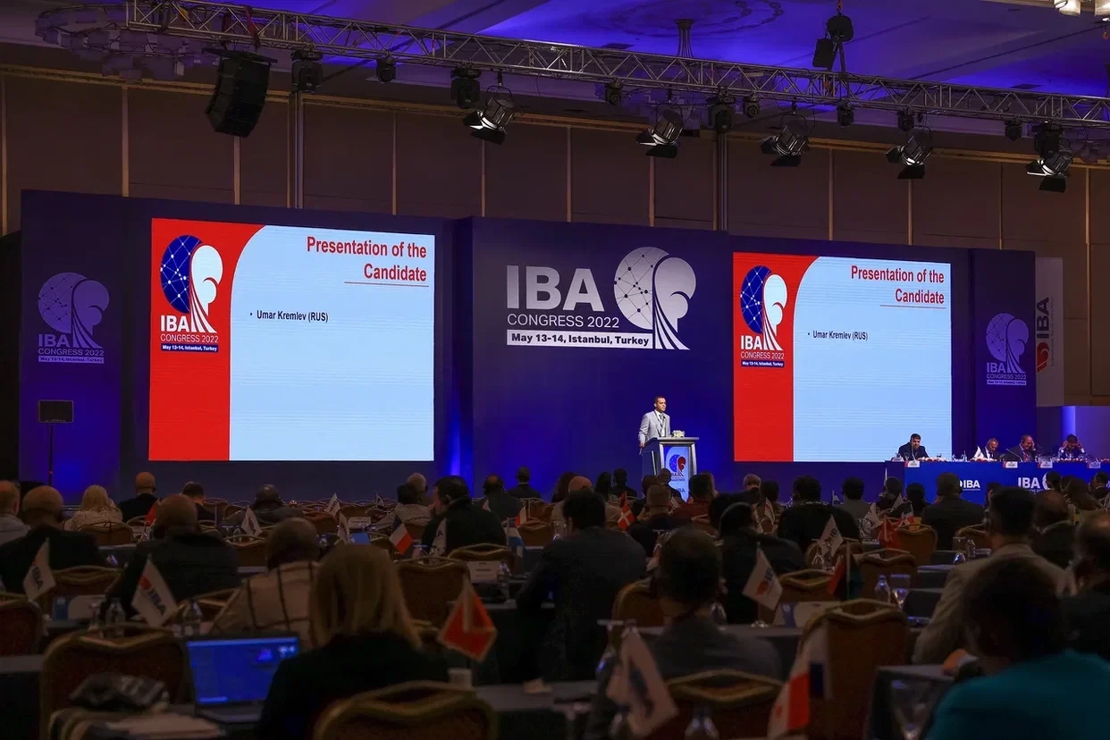 Umar Kremlev was the only candidate standing for IBA Presidency after challenger Boris van der Vorst was deemed ineligible by the Boxing Independent Integrity Unit ©IBA
