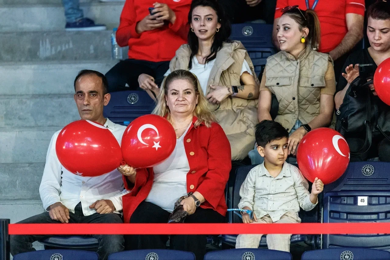 Turkish fans were out in force this evening ©IBA