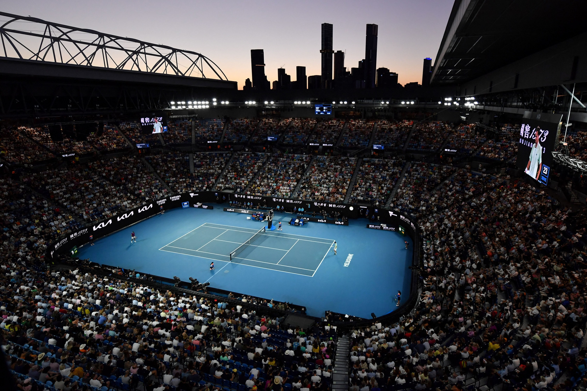 The Rod Laver Arena is one of tennis marquee venues named after one of the sport's greats ©Getty Images