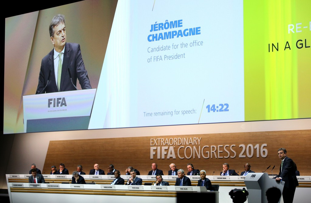 Jérôme Champagne was fiercely critical of Gianni Infantino's financial promises, labelling them as dangerous