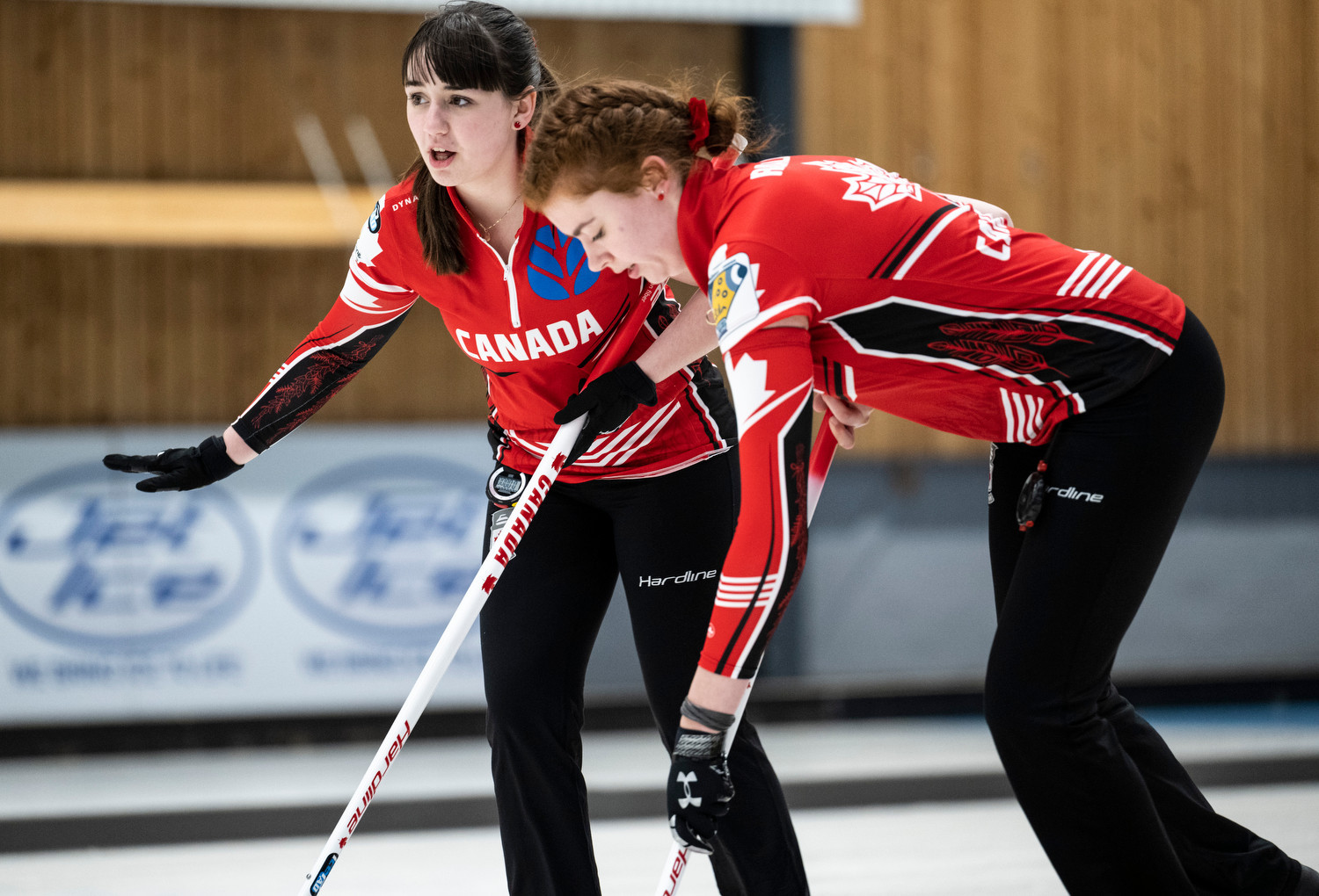 Men’s and women’s champions Canada winless on opening day of defence of World Junior Curling Championships