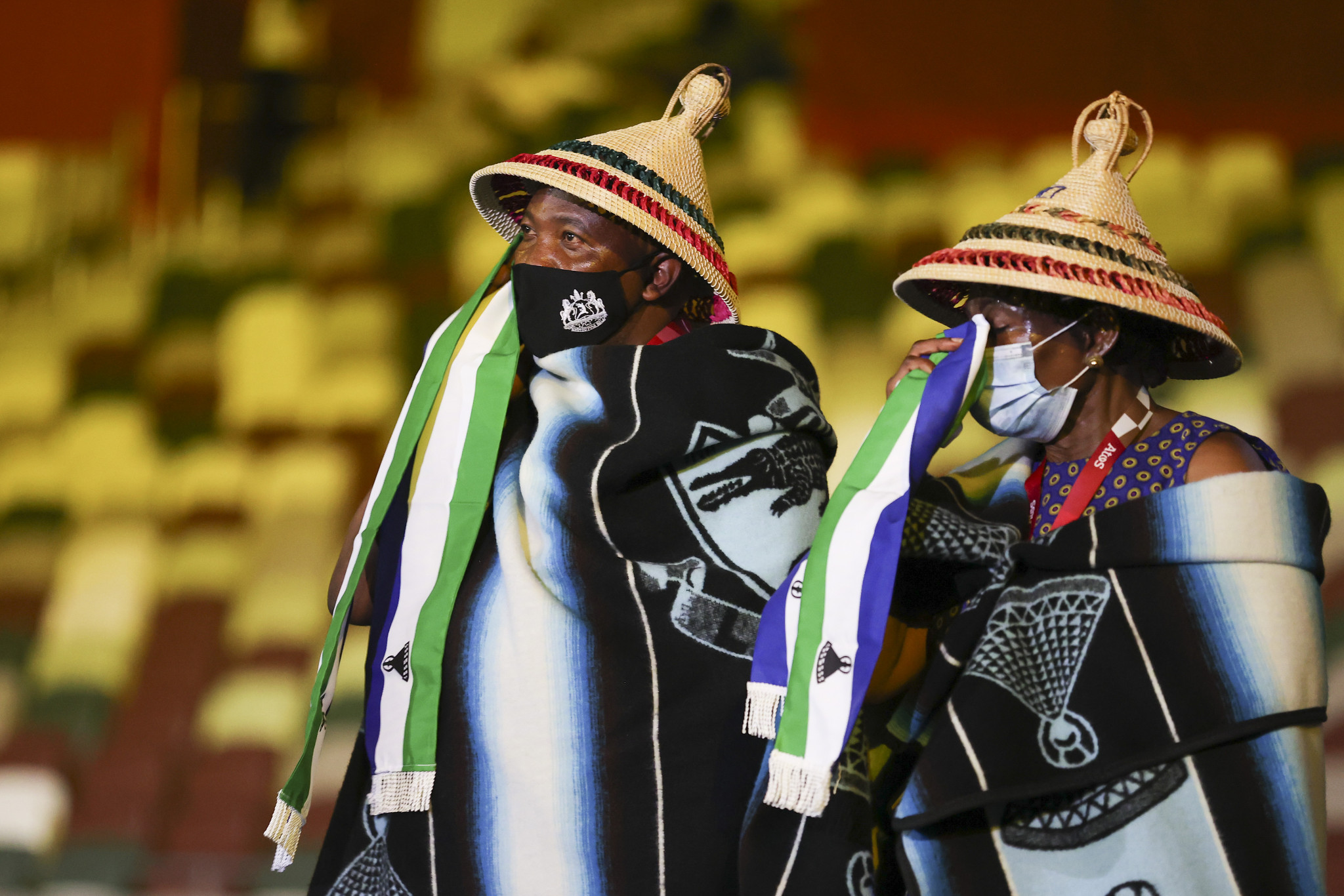 The Basotho straw hat is a symbol of Lesotho  ©Getty Images