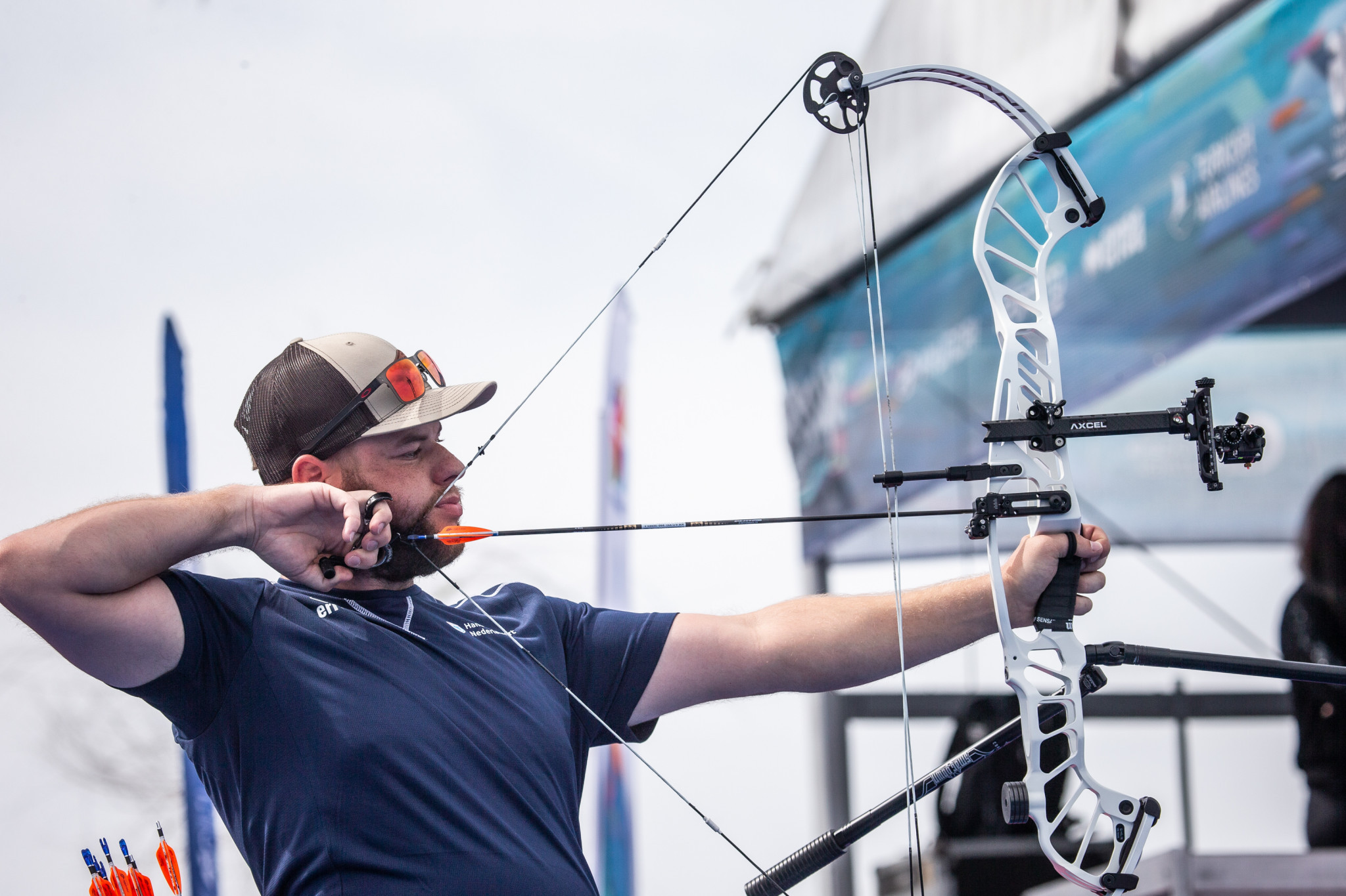 Schloesser and López take compound top seeds at Archery World Cup in Gwangju