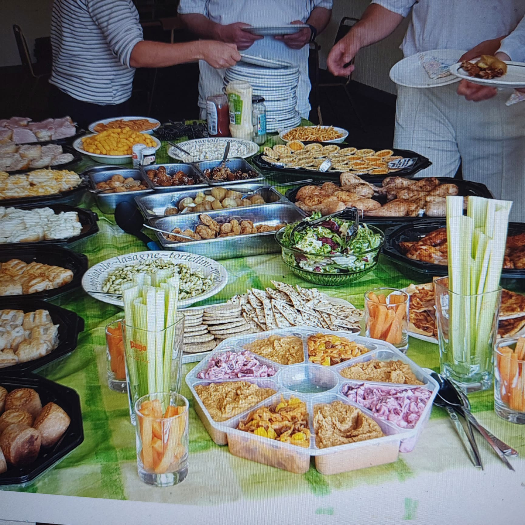 The village of Barkby in Leicestershire served up this particular cricket tea for our columnist's team (and this was just the savouries table) ©David Owen
