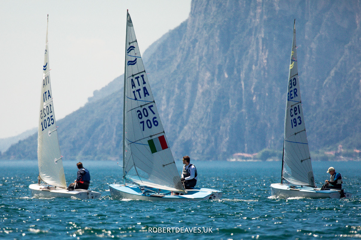 Racing postponed at Finn Gold Cup as wind fails to deliver on Lake Garda
