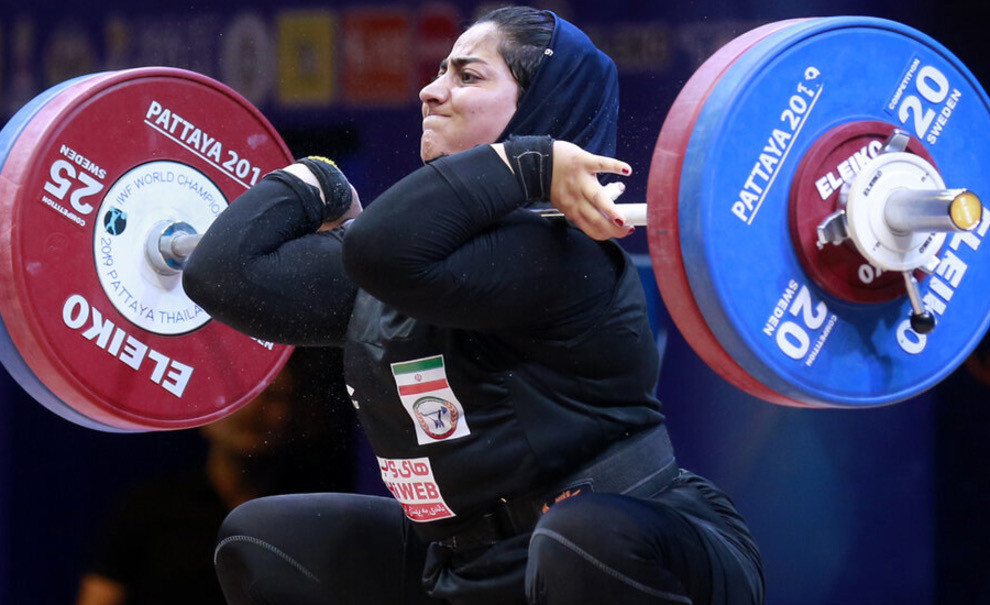 Exclusive: "I was paid $90 in three years - because I’m a woman" says exiled Iranian weightlifter 